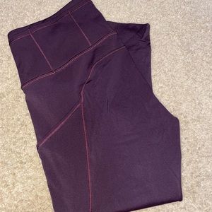 Lululemon Fast and free capri size 8